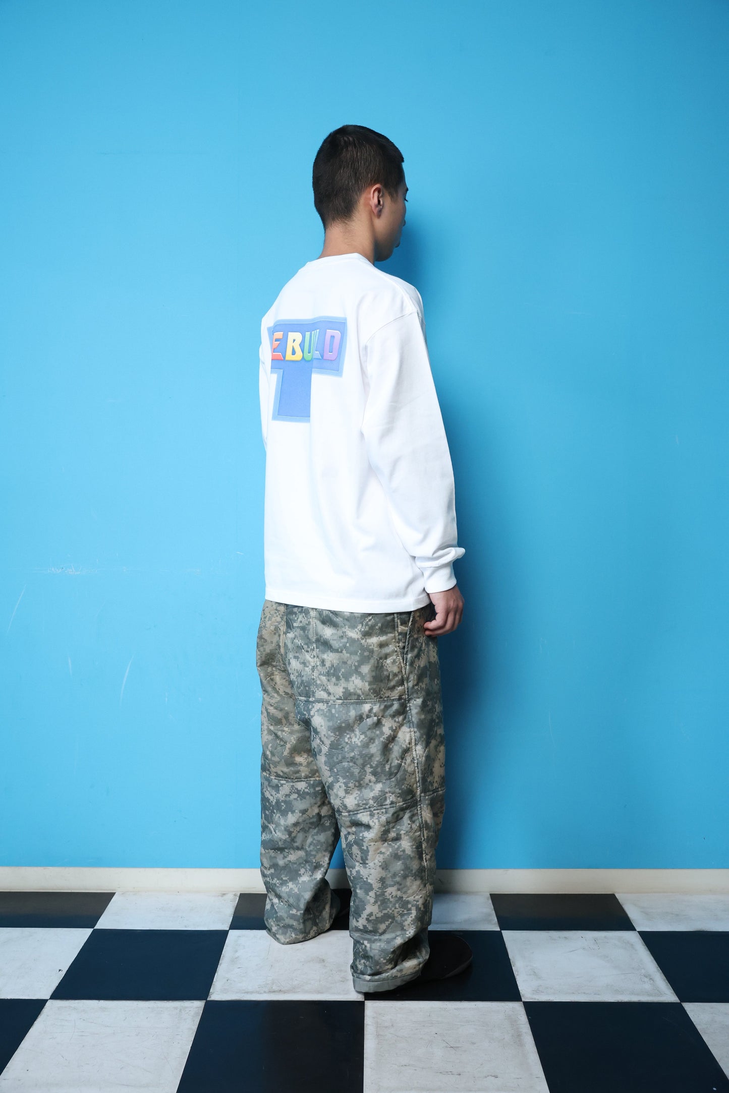 REBUILD L/S TEE(WHITE)