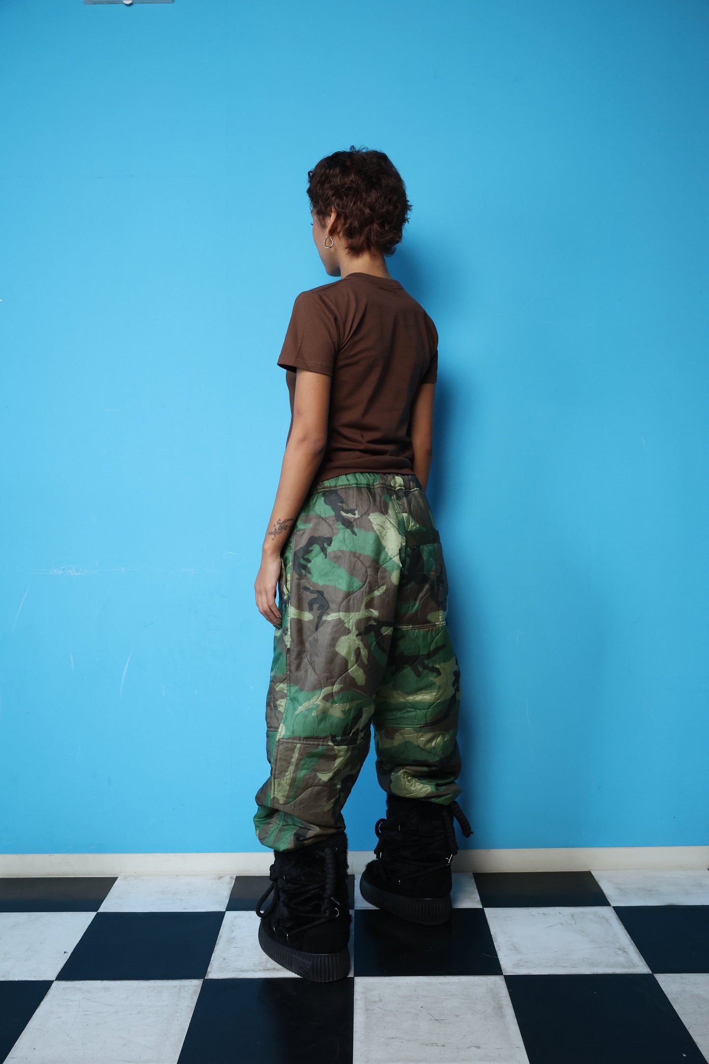 WOMEN's TRIPLE 036 TEE(BROWN)