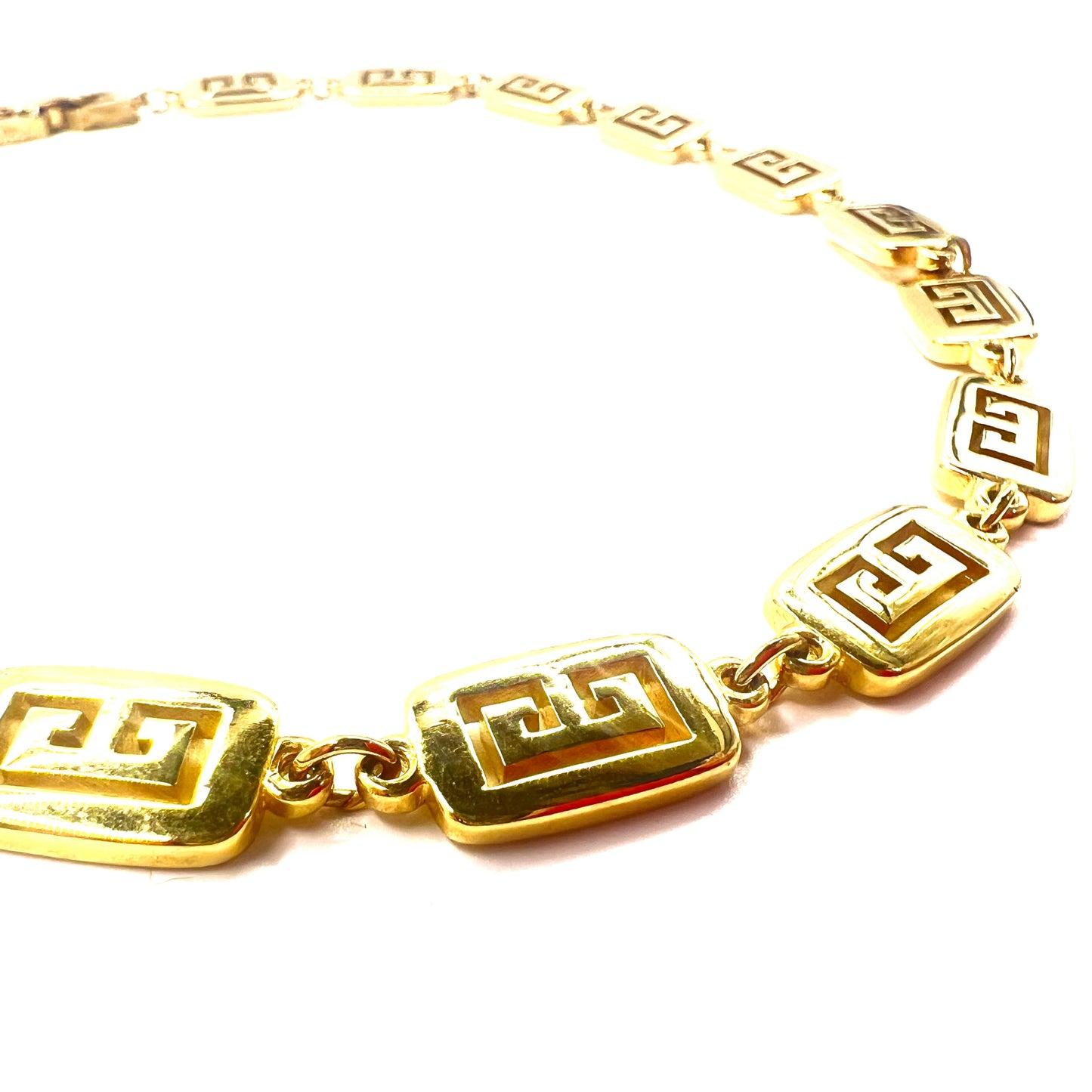 GIVENCHY 2WAY ネックレス チョーカー ブレスレット ゴールド Gロゴモチーフ ヴィンテージ オールド