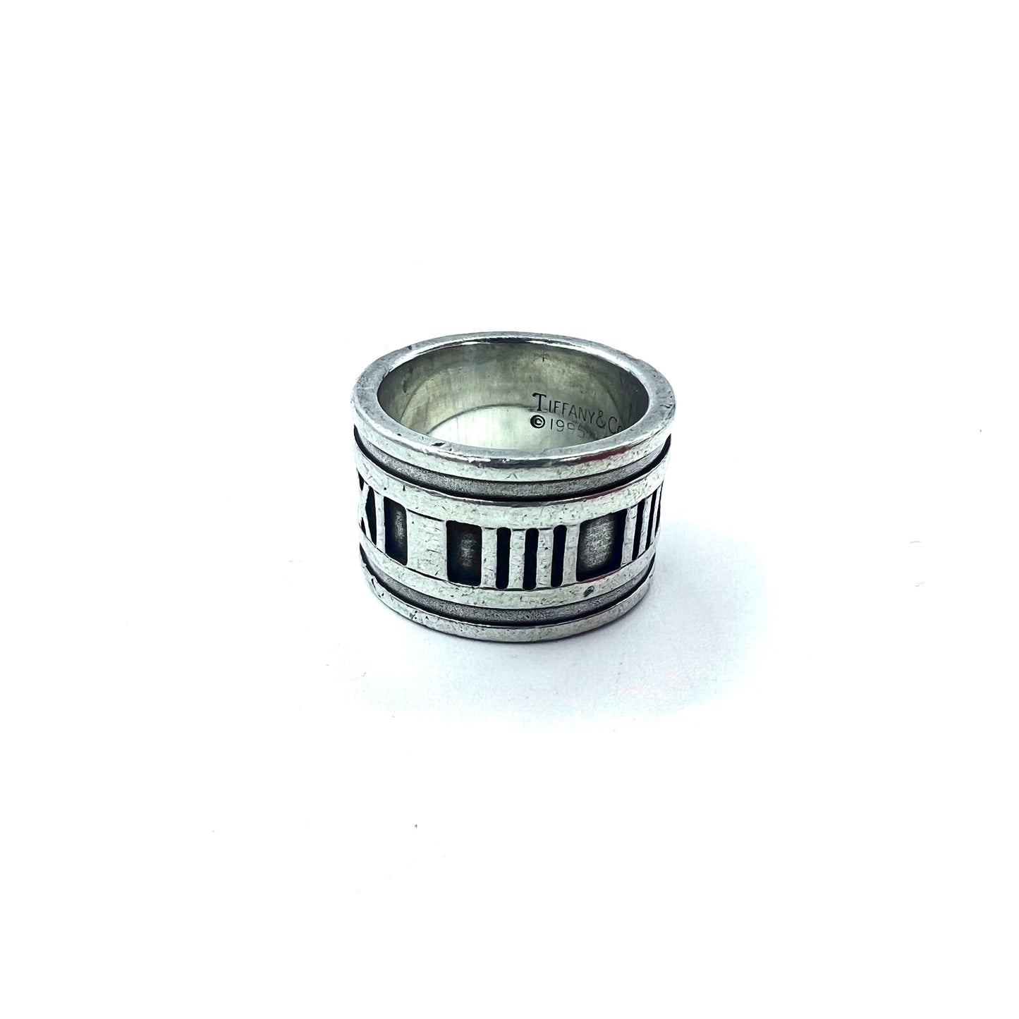 TIFFANY & CO. アトラス ワイド リング 指輪 9号 シルバー SILVER 925 ピンキー