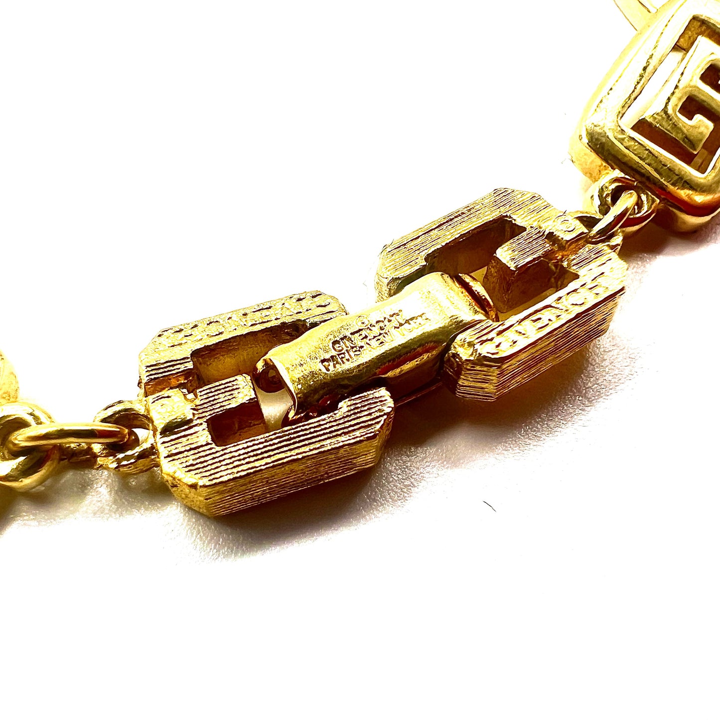 GIVENCHY 2WAY ネックレス チョーカー ブレスレット ゴールド Gロゴモチーフ ヴィンテージ オールド