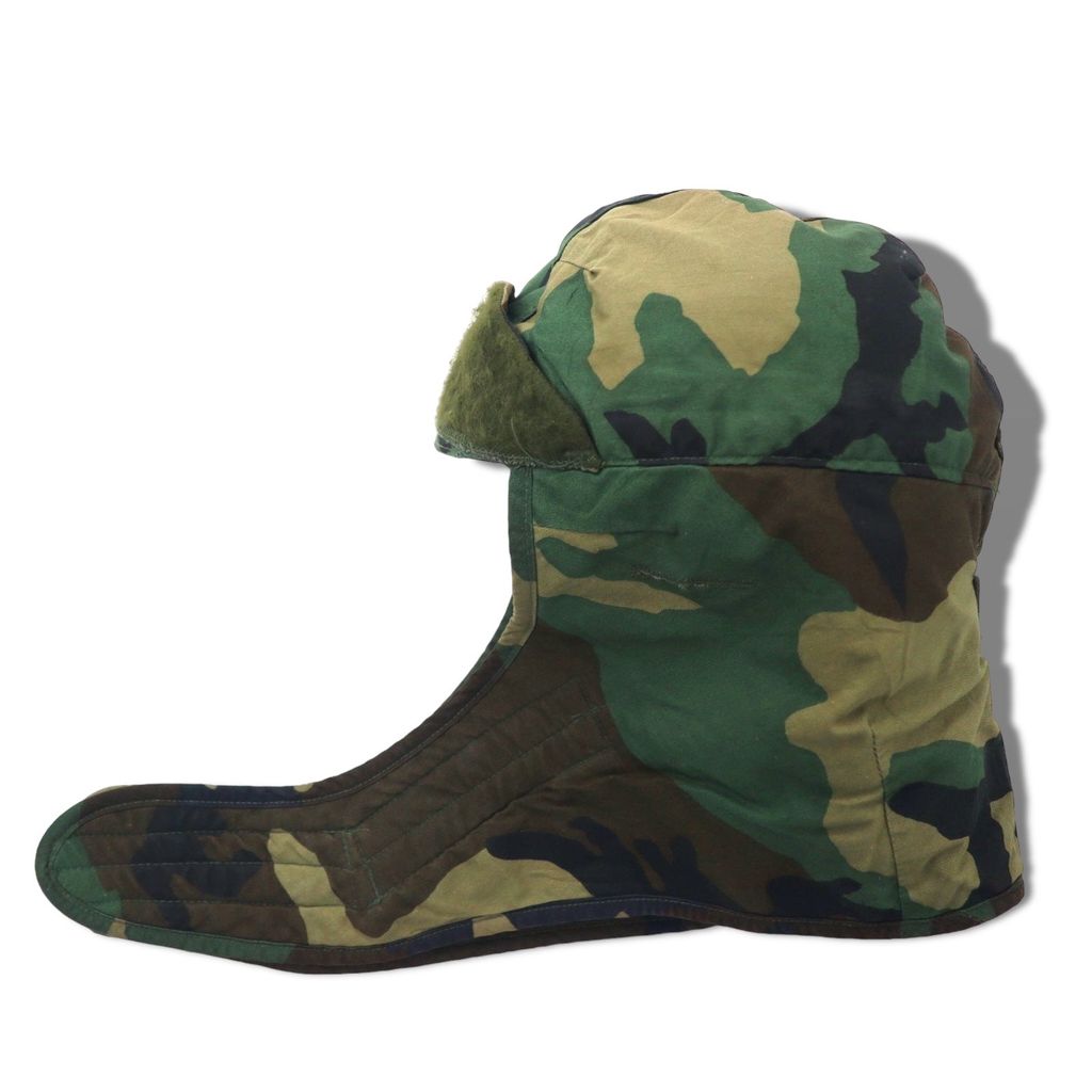 US ARMY 米軍 フライトキャップ ヘルメットライナーキャップ M-65 57.7cm カーキ カモフラ コットン ミリタリー CAP COLD WEATHER INSULATING HELMET LINER WOODLAND CAMOUFLAGE 8415-01-099-7846 PROTECTIVE APPAREL CORP OF AMERICA