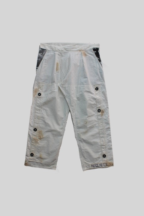 PANEL MARKER DOJO PANTS(WHITE)