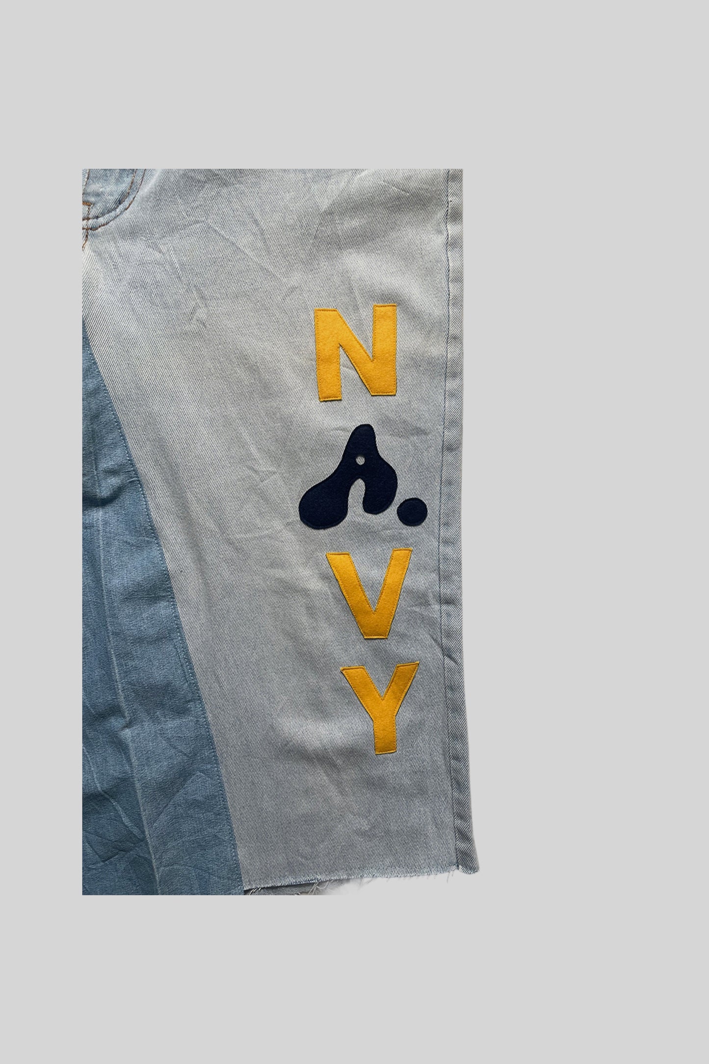 N"A"VY 3/4 BAGGY DENIM SHORTS (part 5)