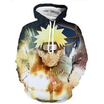 2018 New 3D Printing Naruto Anime Dragon Ball AliExpress Hot Hooded Sweater Anime Pocket Sweater