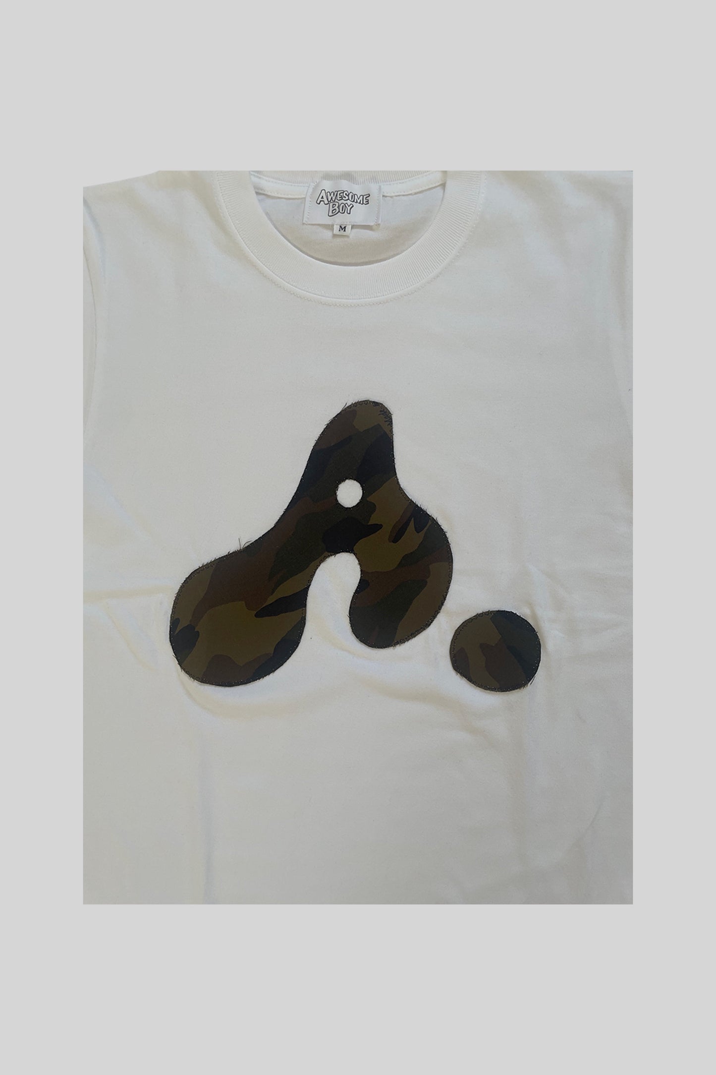 WOMAN's "A" LOGO TEE(CAMO 4)