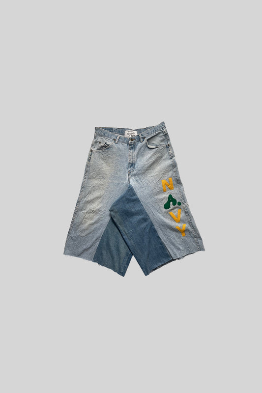 N"A"VY 3/4 BAGGY DENIM SHORTS (part 6)