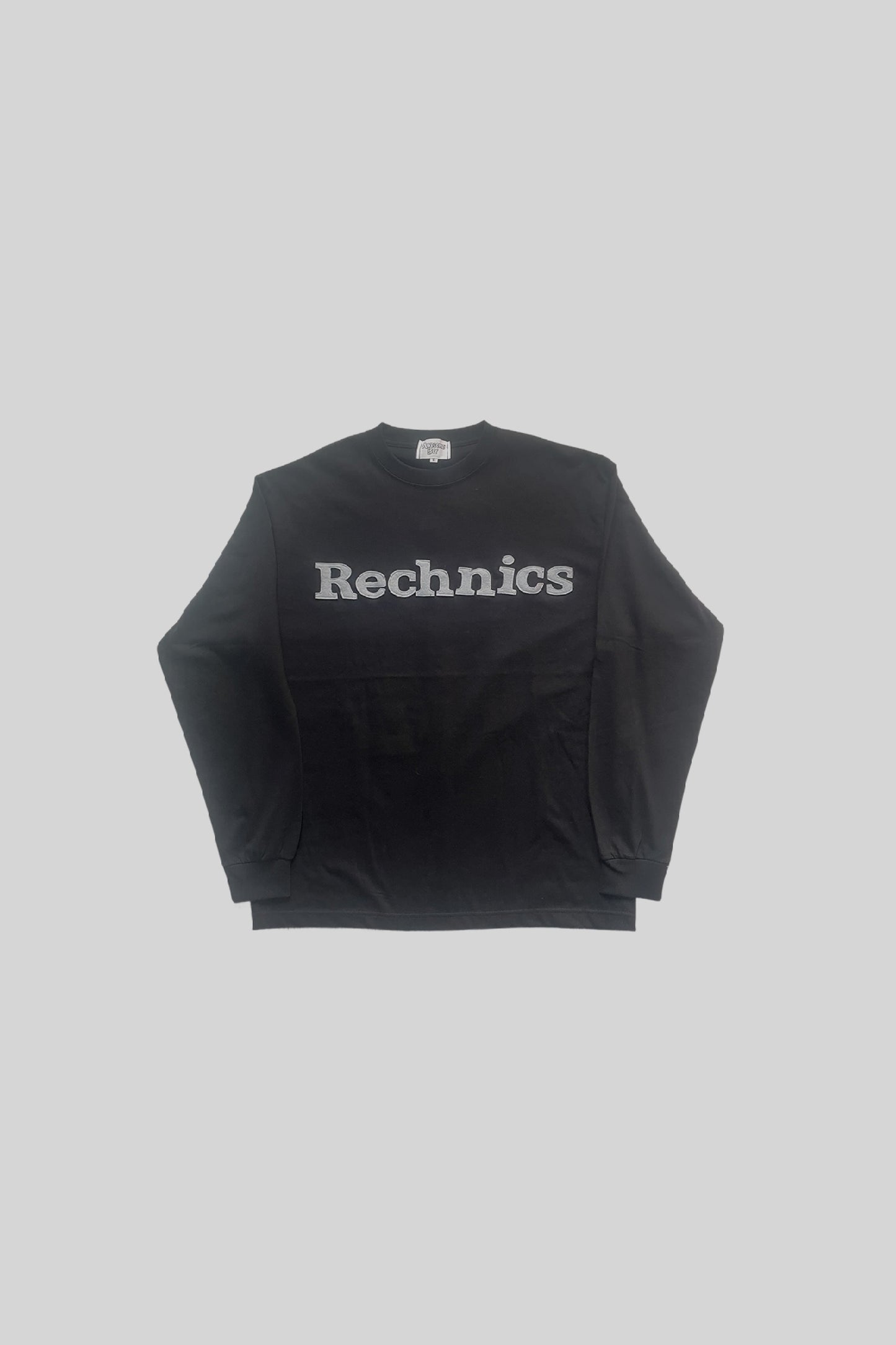 "RECHNICS" L/S TEE(BLACK)