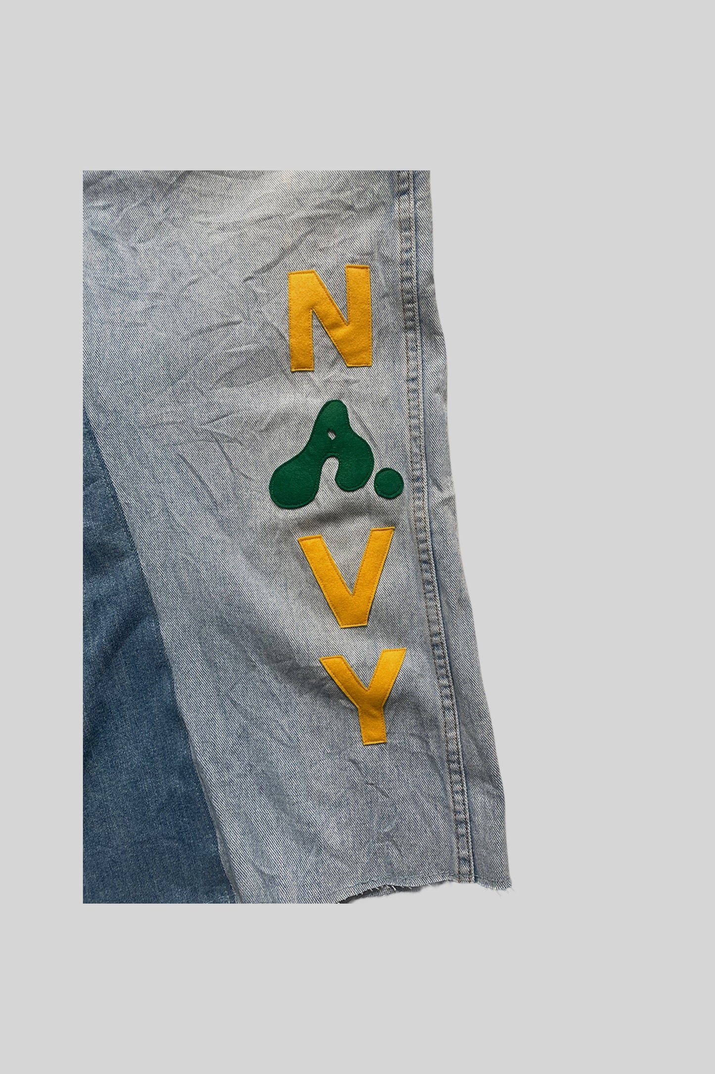 N"A"VY 3/4 BAGGY DENIM SHORTS (part 6)