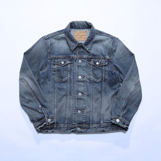 12oz SOFT DENIM TRUCKER JACKET／INDIGO LIGHT