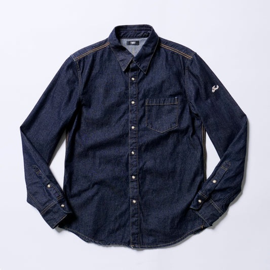 【10月限定価格/10月下旬発送】10oz DENIM SHIRTS（ONE WASH）