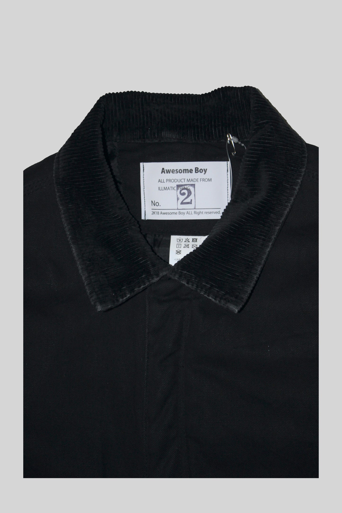 ALL IN ONE LONG COAT(BLACK)