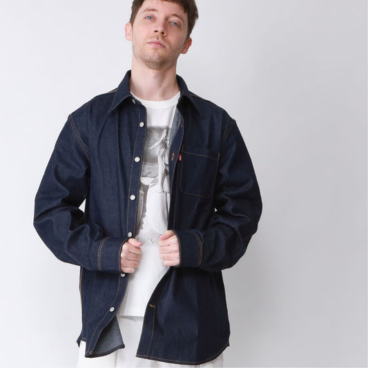 【10月限定価格】12oz DENIM WIDE SHIRTS