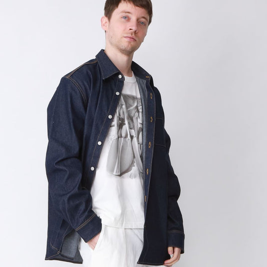 【10月限定価格】12oz DENIM WIDE SHIRTS
