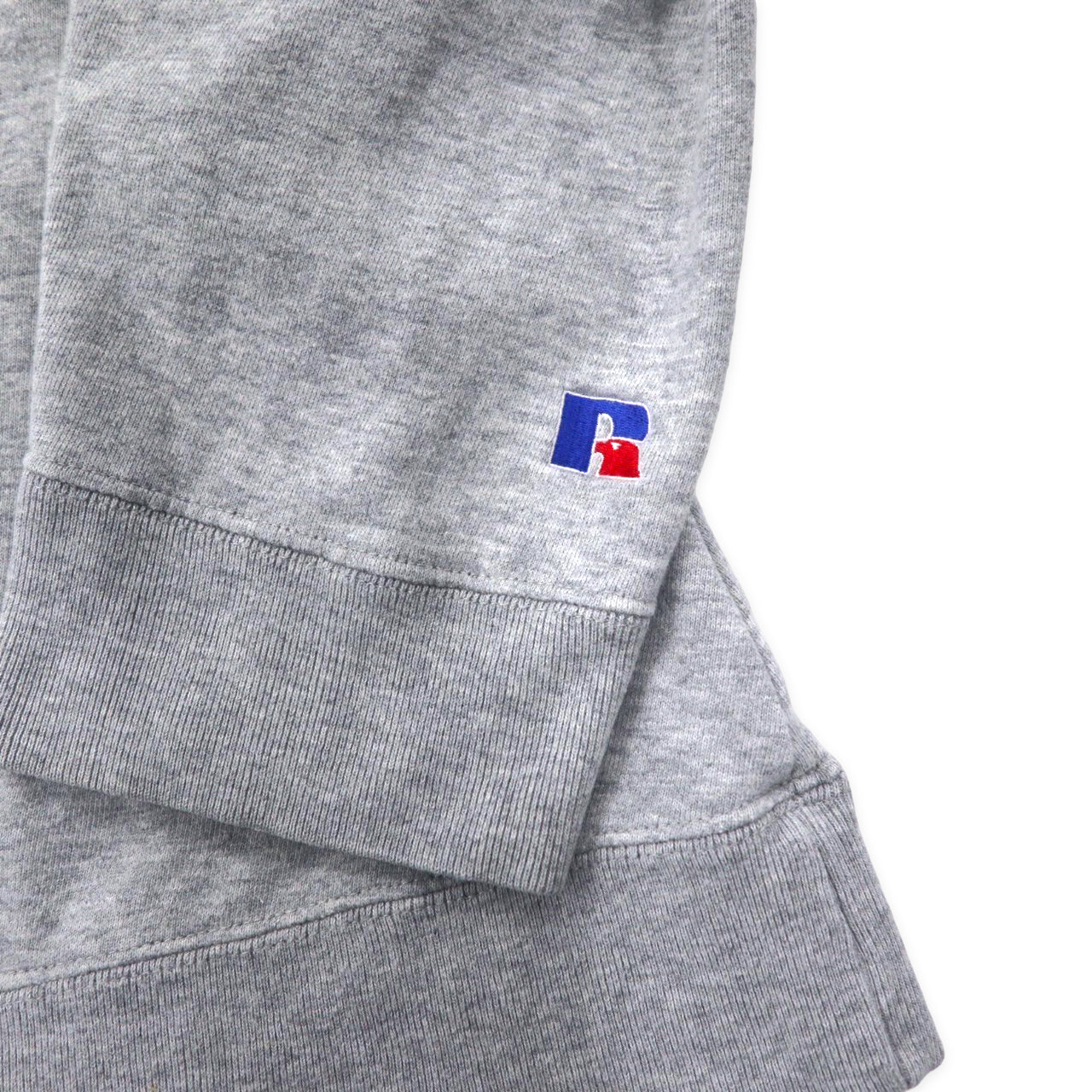 K3 & Co. × RUSSELL ATHLETIC ビッグシルエット ロゴスウェット FREE グレー コットン ドロップショルダー