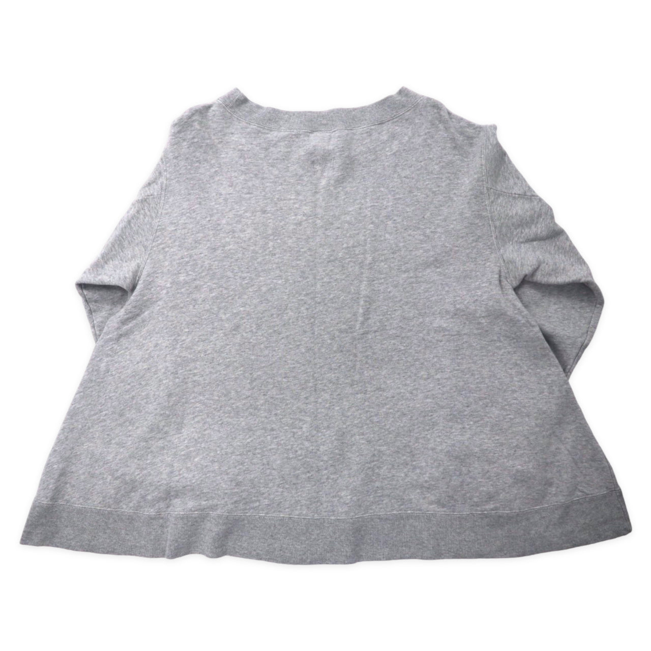 K3 & Co. × RUSSELL ATHLETIC ビッグシルエット ロゴスウェット FREE グレー コットン ドロップショルダー