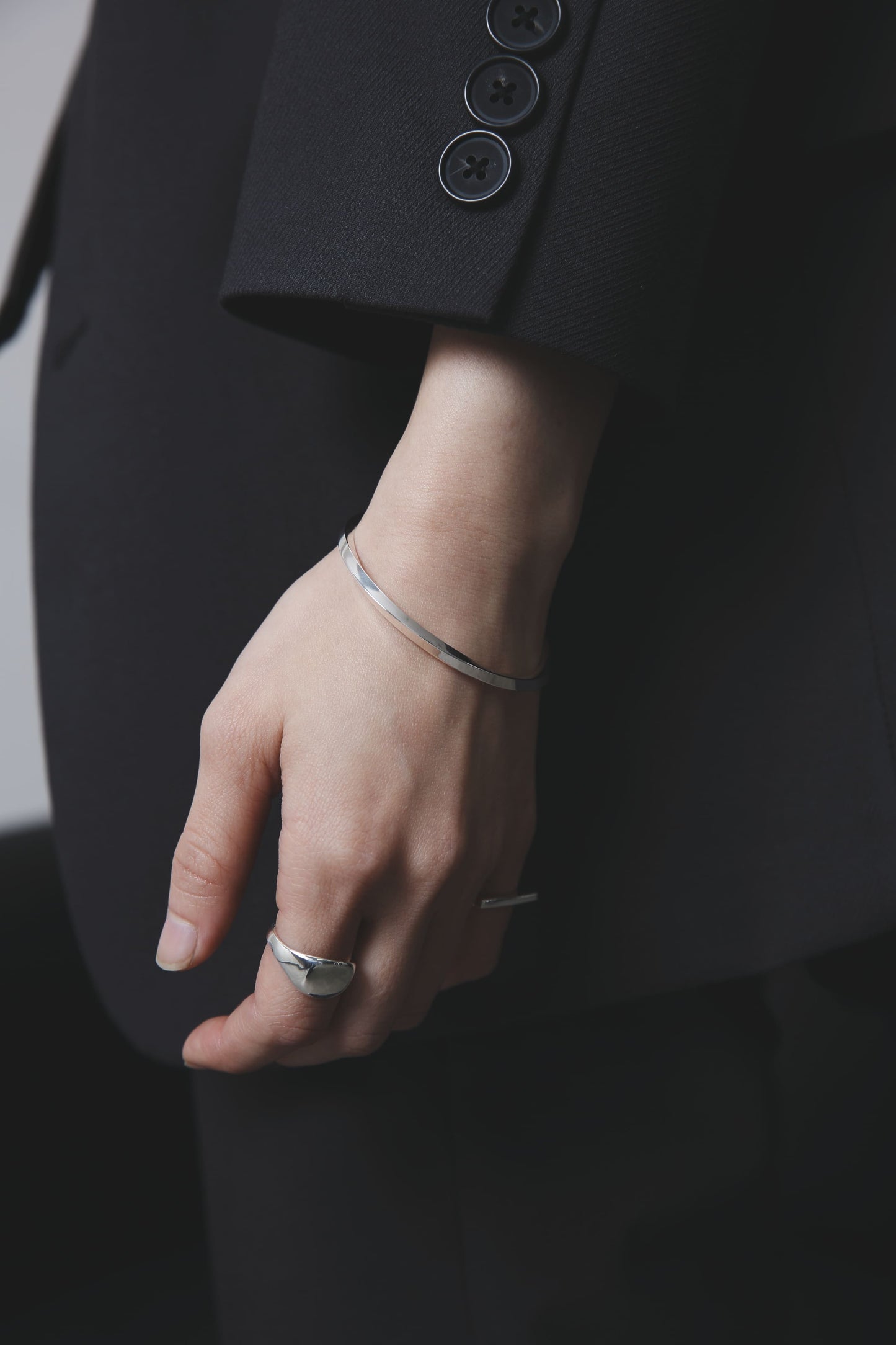 シルバー925 バングル｜幅3mm｜21-B-005