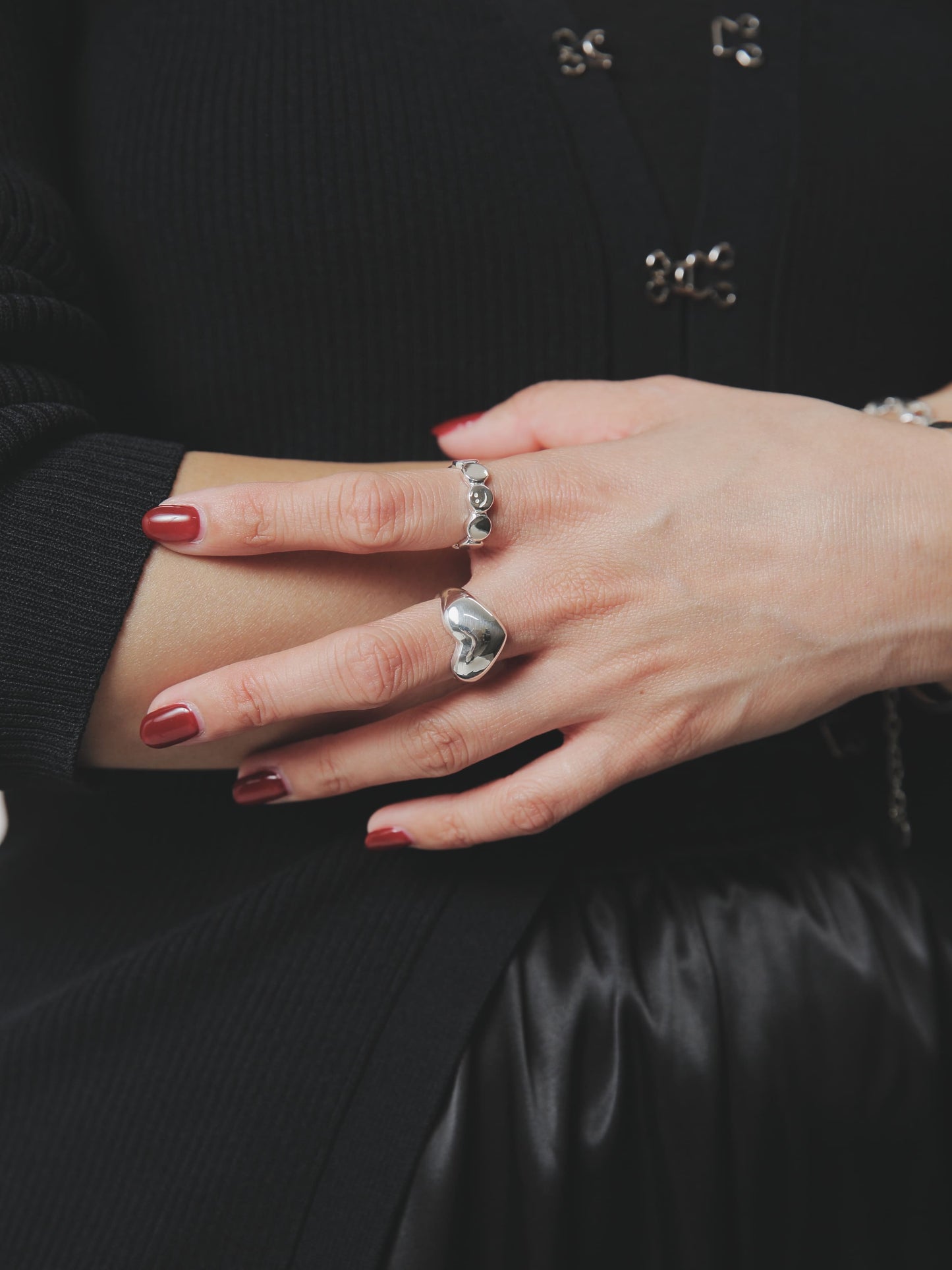 シルバー925 ハートリング ｜ 21-R-012