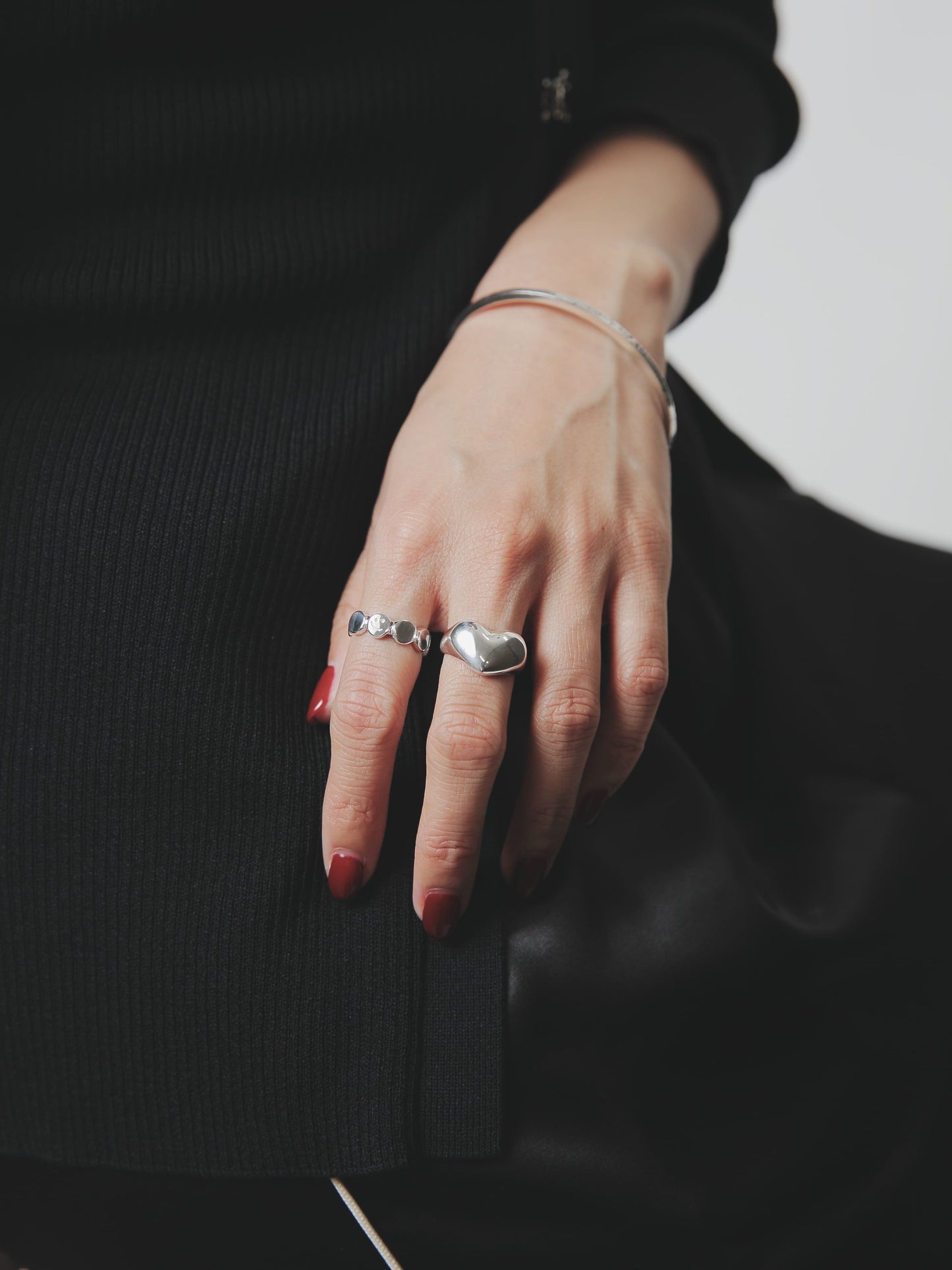 シルバー925 ハートリング ｜ 21-R-012