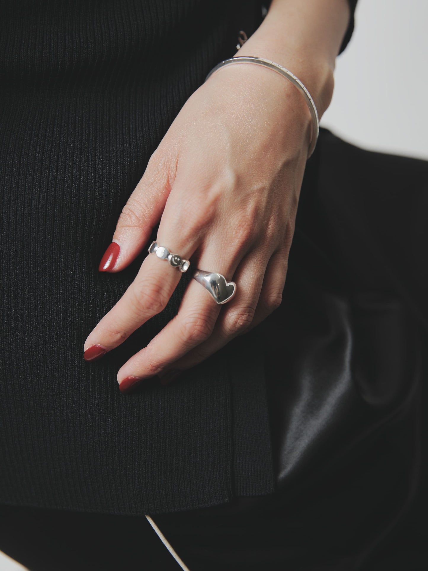 シルバー925 ハートリング ｜ 21-R-012