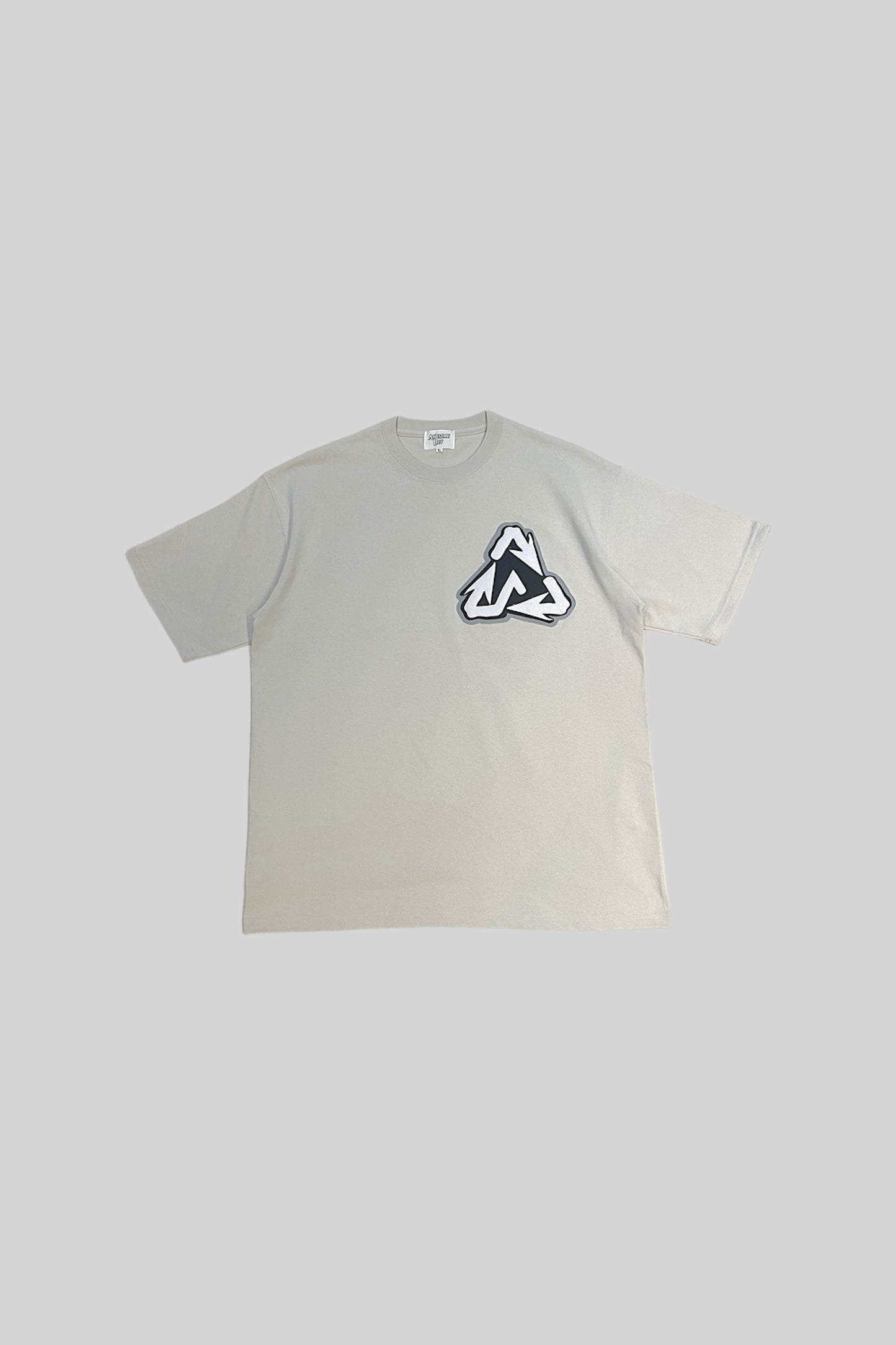 "RECYCLE" LOGO TEE(S,GRAY)