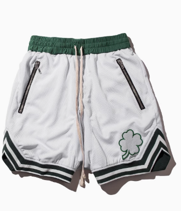 Fitness International Sports Shorts Men's Shorts Mid Pants 5/5 Speed Drying Stretch Squat Breathable Hip Hop High Street Trendy Brand Large Size