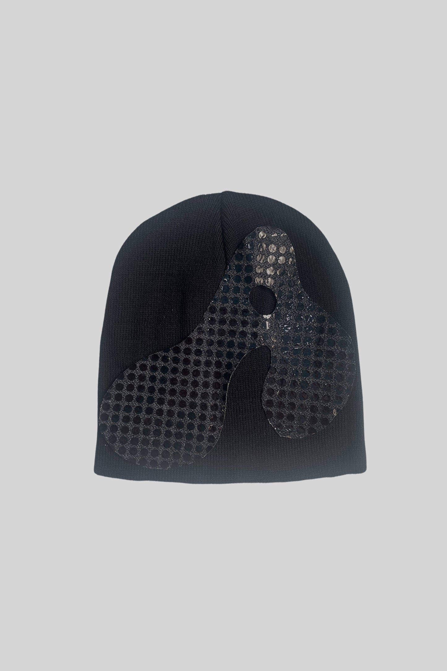 "A" LOGO BEANIE(SPANGLE BLACK)