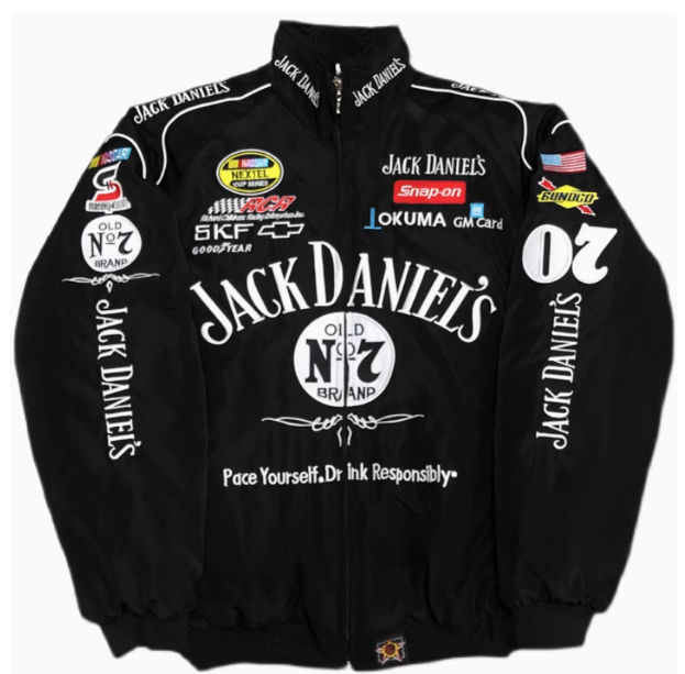 F1 racing suit, motorcycle cotton suit, American retro motorcycle riding suit, men's and women's cotton jacket, embroidered autumn and winter