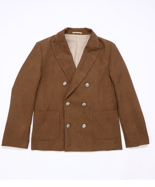 CORDUROY DOUBLE JACKET／BROWN