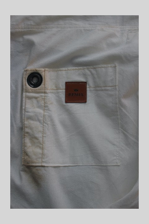 PANEL MARKER DOJO PANTS(WHITE)