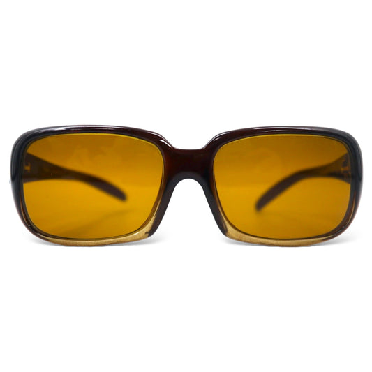 FENDI イタリア製 サングラス レクタングル ブラウン FFロゴ SL7672