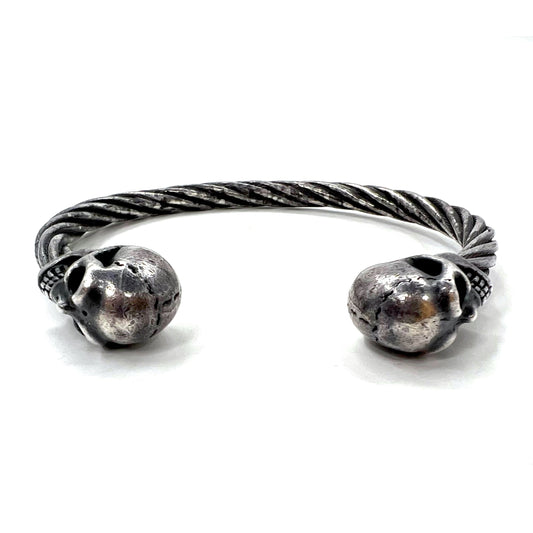 Gaboratory ( GABOR ) スカル ワイヤー バングル Skull Wire Bangle シルバー