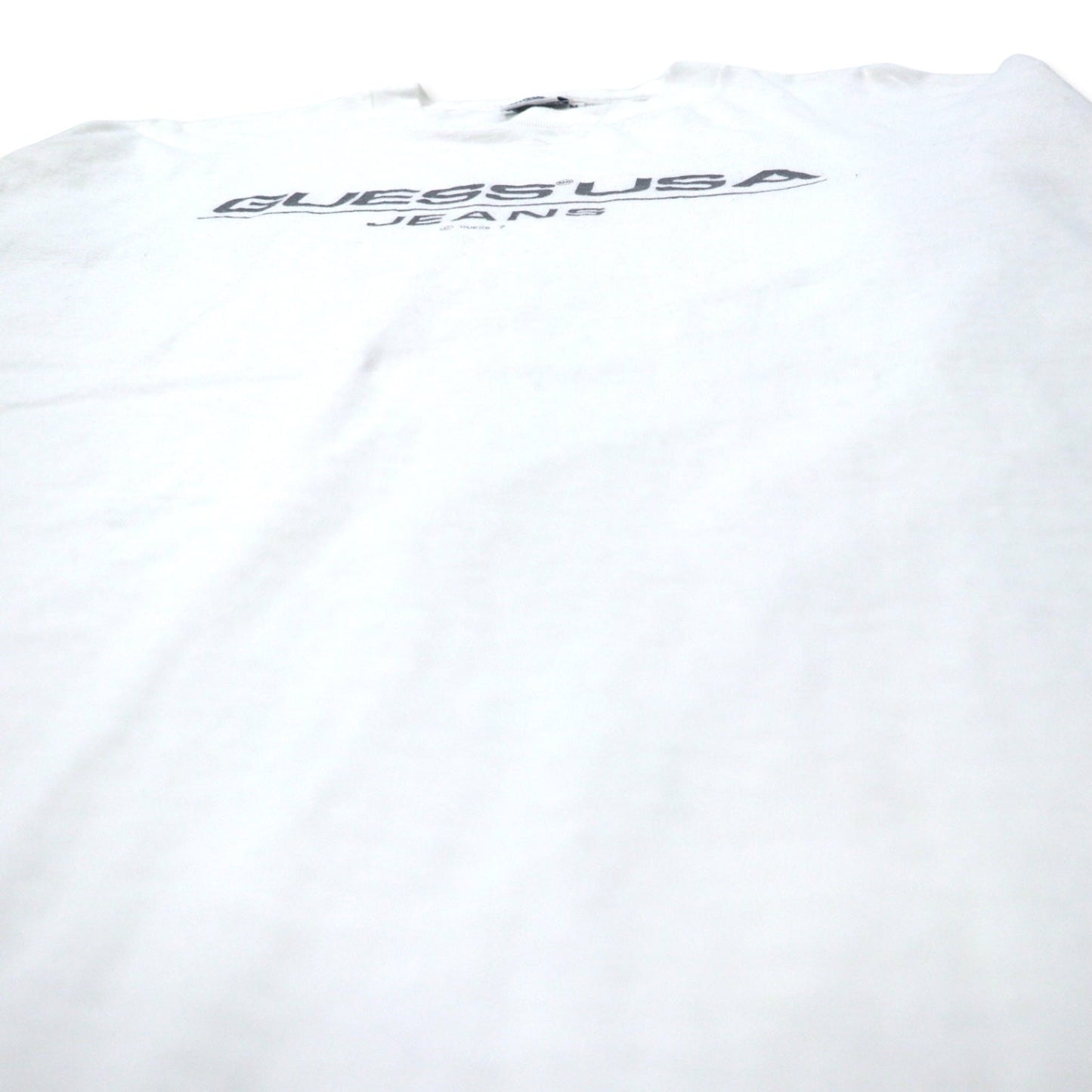 GUESS U.S.A. 90年代 ロゴプリント Tシャツ M ホワイト コットン メキシコ製