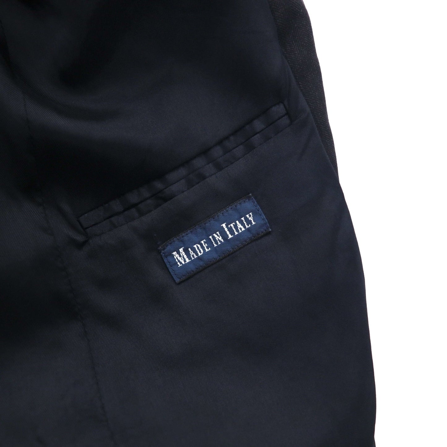 Polo by Ralph Lauren イタリア製 3B スーツ セットアップ L ブラック ウール シャドーストライプ