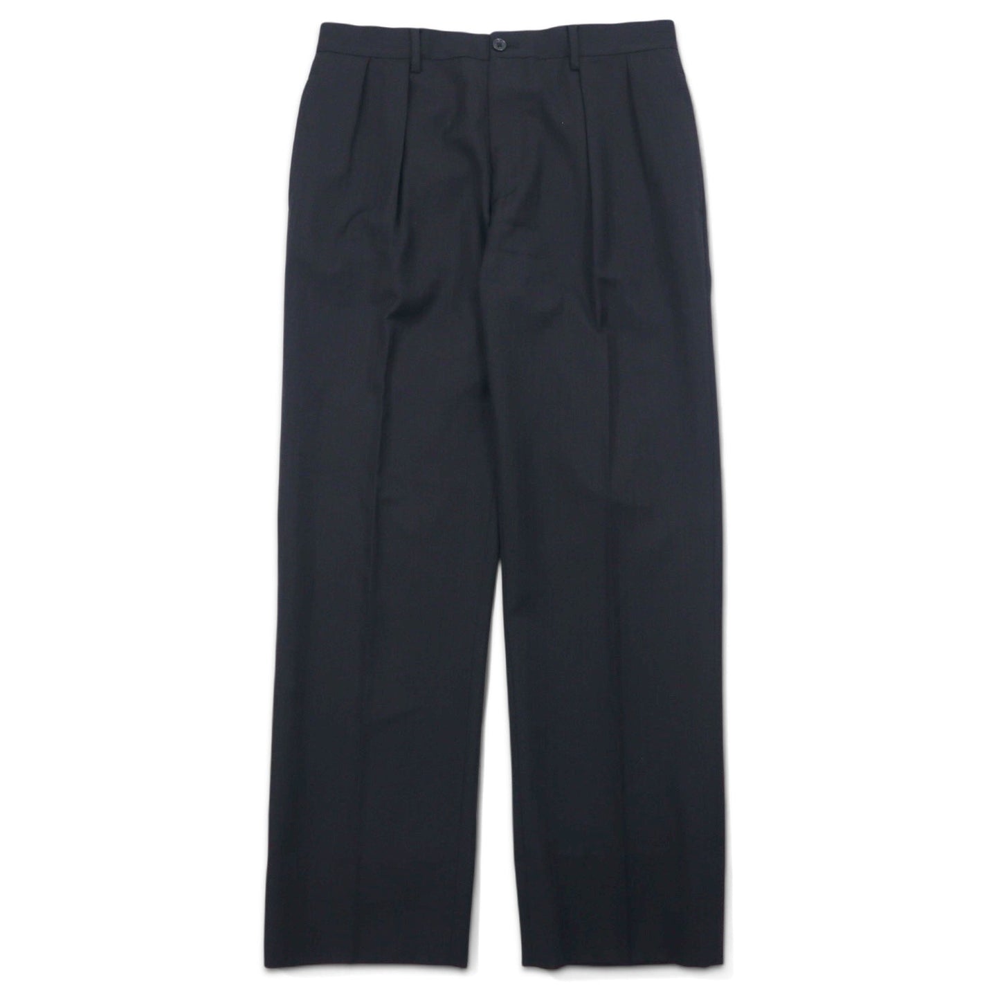 Polo by Ralph Lauren イタリア製 3B スーツ セットアップ L ブラック ウール シャドーストライプ