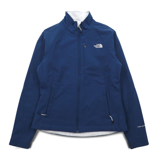 THE NORTH FACE エイペックス ソフトシェルジャケット M ネイビー フリースライナー APEX BIONIC JACKET