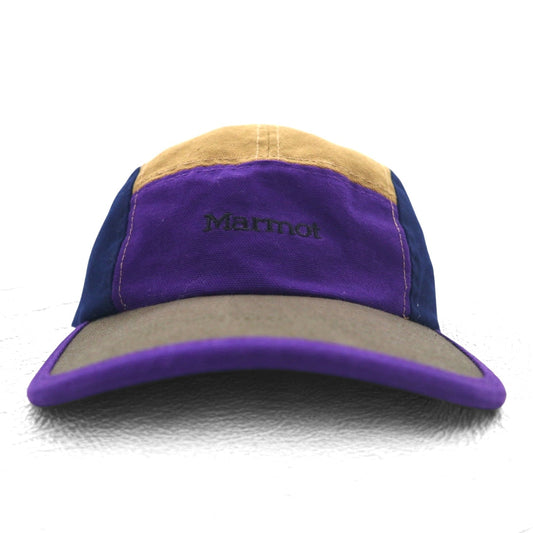 Marmot コットン ダック ジェットキャップ FREE ベルト マルチカラー カラーブロック T0AQJC36