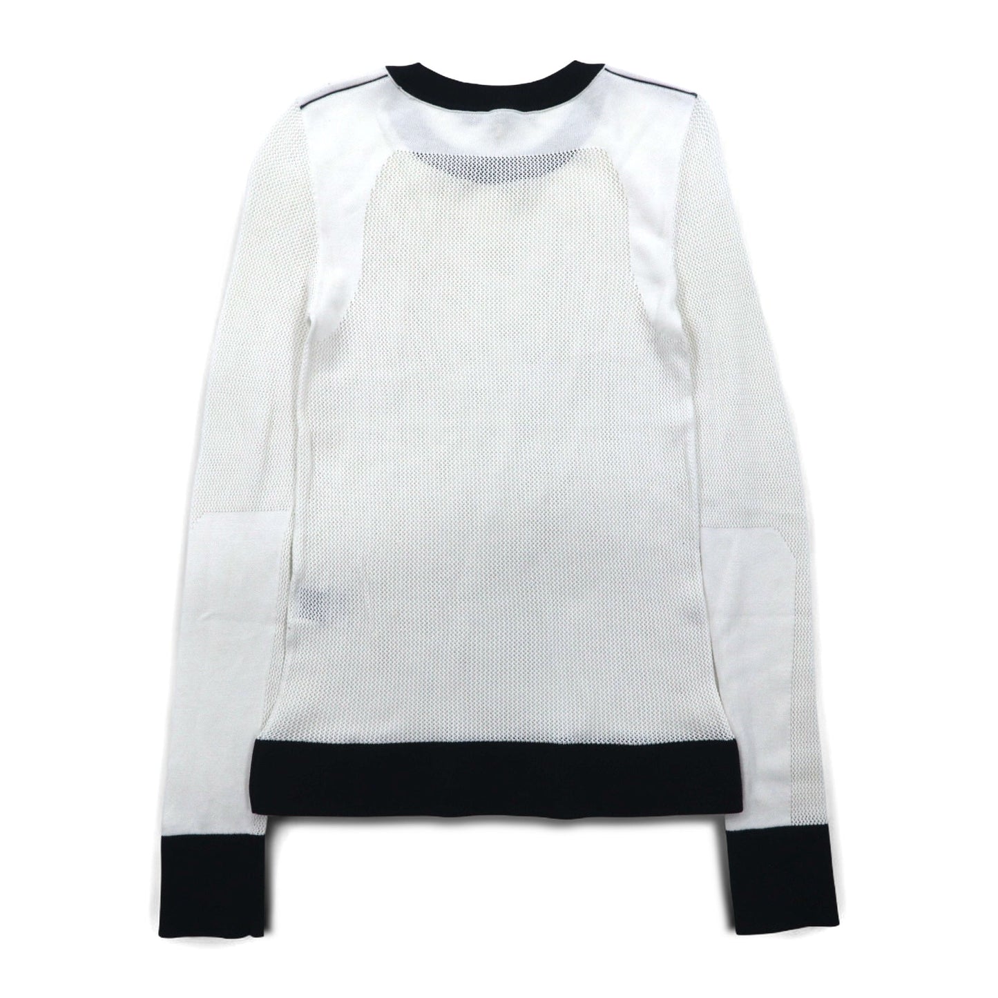 rag & bone / JEAN メッシュ ロングスリーブTシャツ ロンT XS ホワイト コットン レーヨン