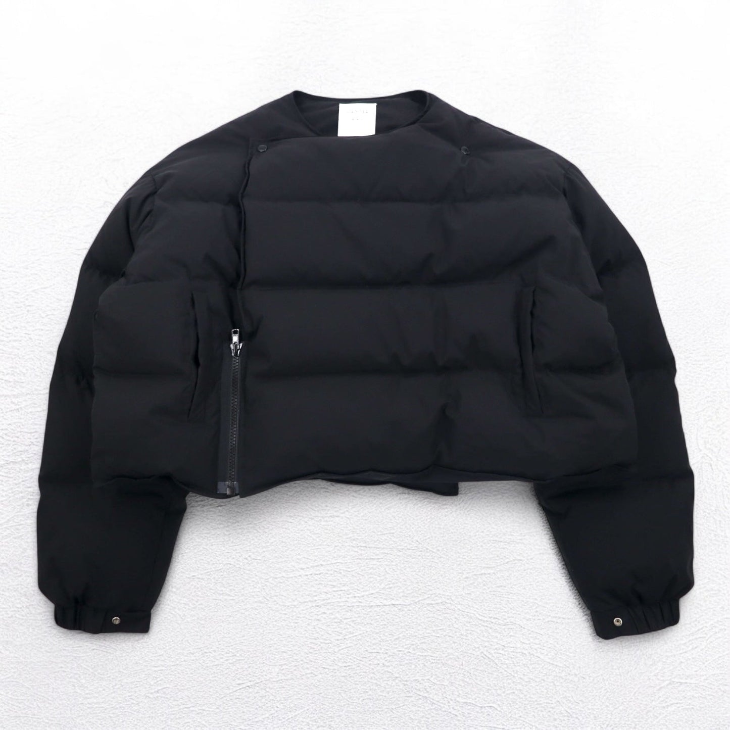 MISTERGENTLEMAN パファー ショート ダウンジャケット PUFFER SHORT DOWN JACKET M ブラック MGT-OT23