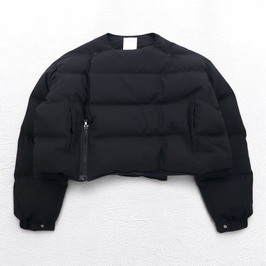 MISTERGENTLEMAN パファー ショート ダウンジャケット PUFFER SHORT DOWN JACKET M ブラック MGT-OT23