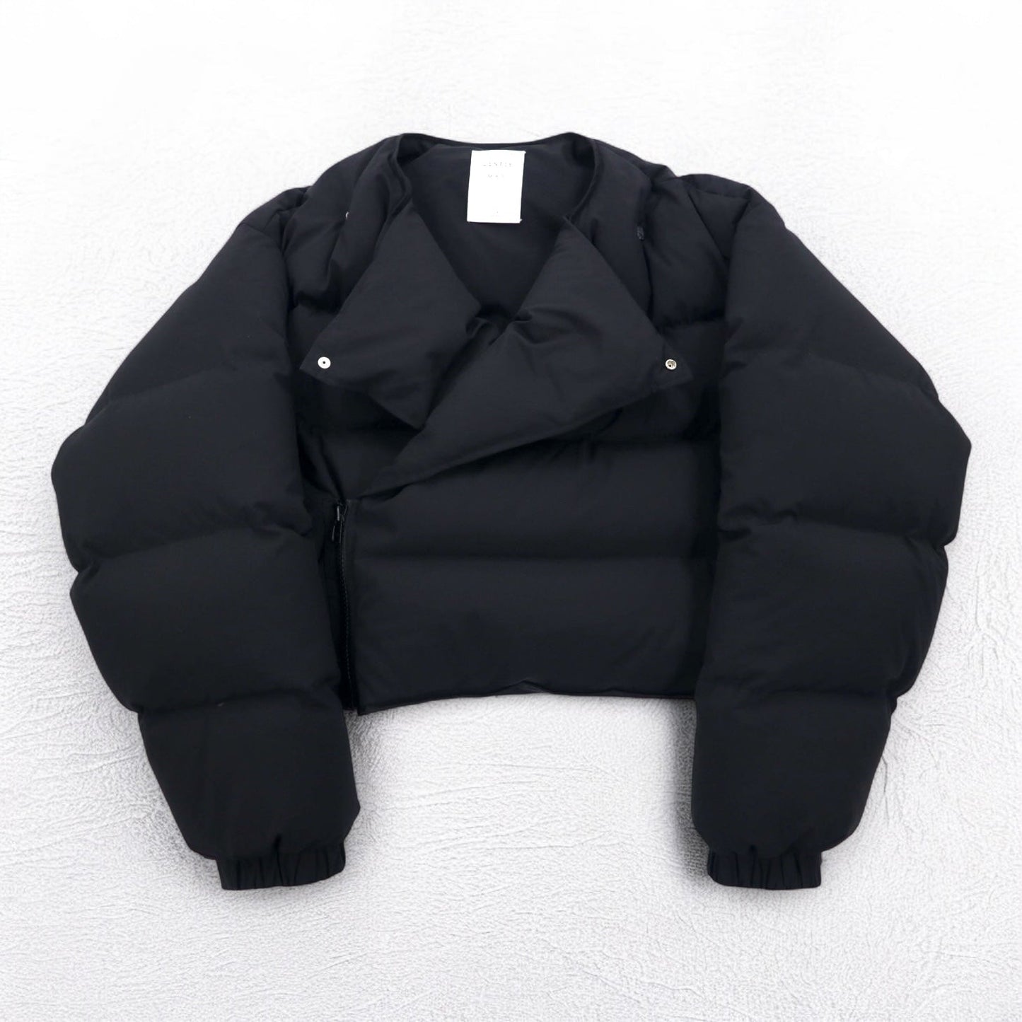 MISTERGENTLEMAN パファー ショート ダウンジャケット PUFFER SHORT DOWN JACKET M ブラック MGT-OT23