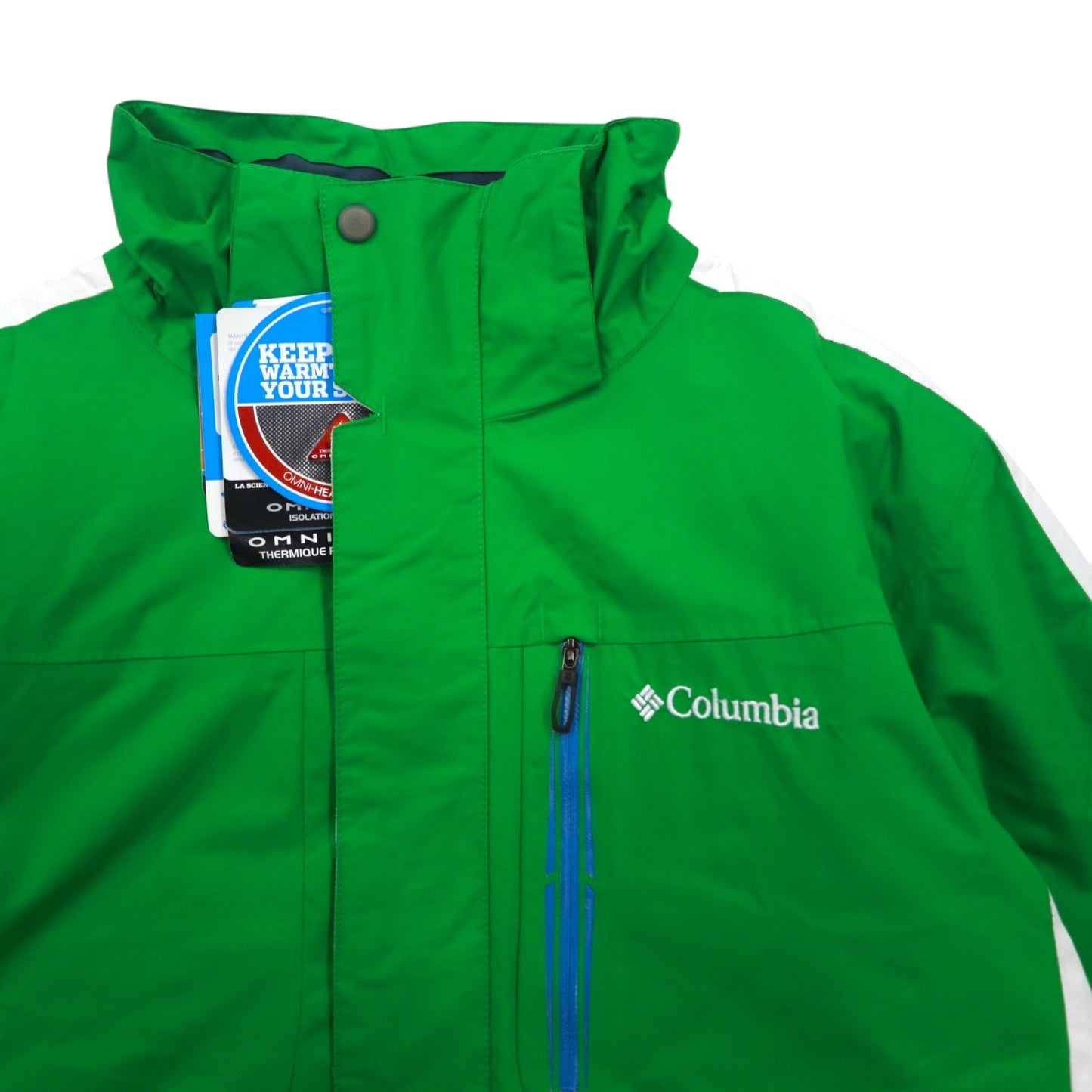 Columbia オムニヒート OMNI-HEAT マウンテンパーカー M グリーン オムニテック OMNI-TECH 防水 CUBIST 2.0 JACKET SM4010-010 未使用品
