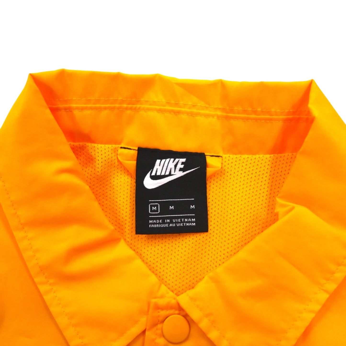NIKE コーチジャケット M イエロー スウォッシュ JUST DO IT バックプリント JDI WOVEN JACKET CJ4798-739