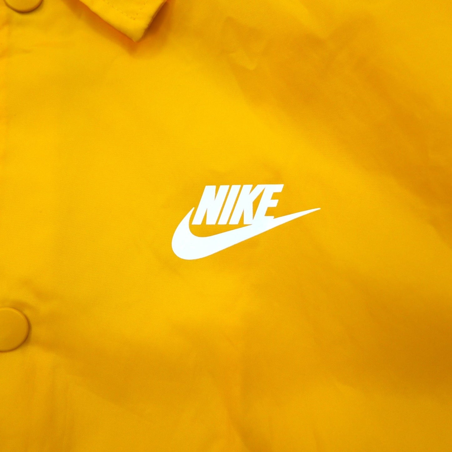 NIKE コーチジャケット M イエロー スウォッシュ JUST DO IT バックプリント JDI WOVEN JACKET CJ4798-739