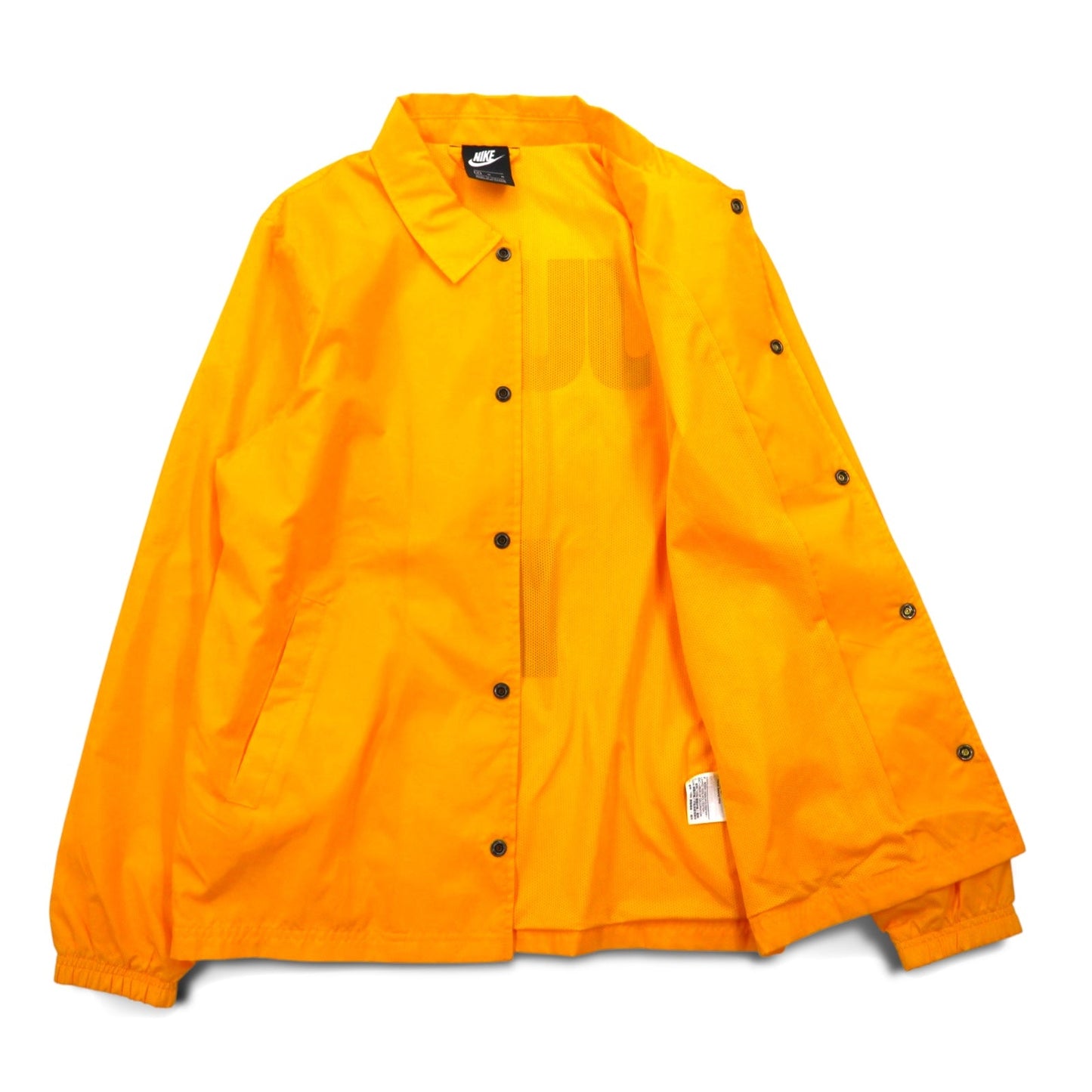 NIKE コーチジャケット M イエロー スウォッシュ JUST DO IT バックプリント JDI WOVEN JACKET CJ4798-739