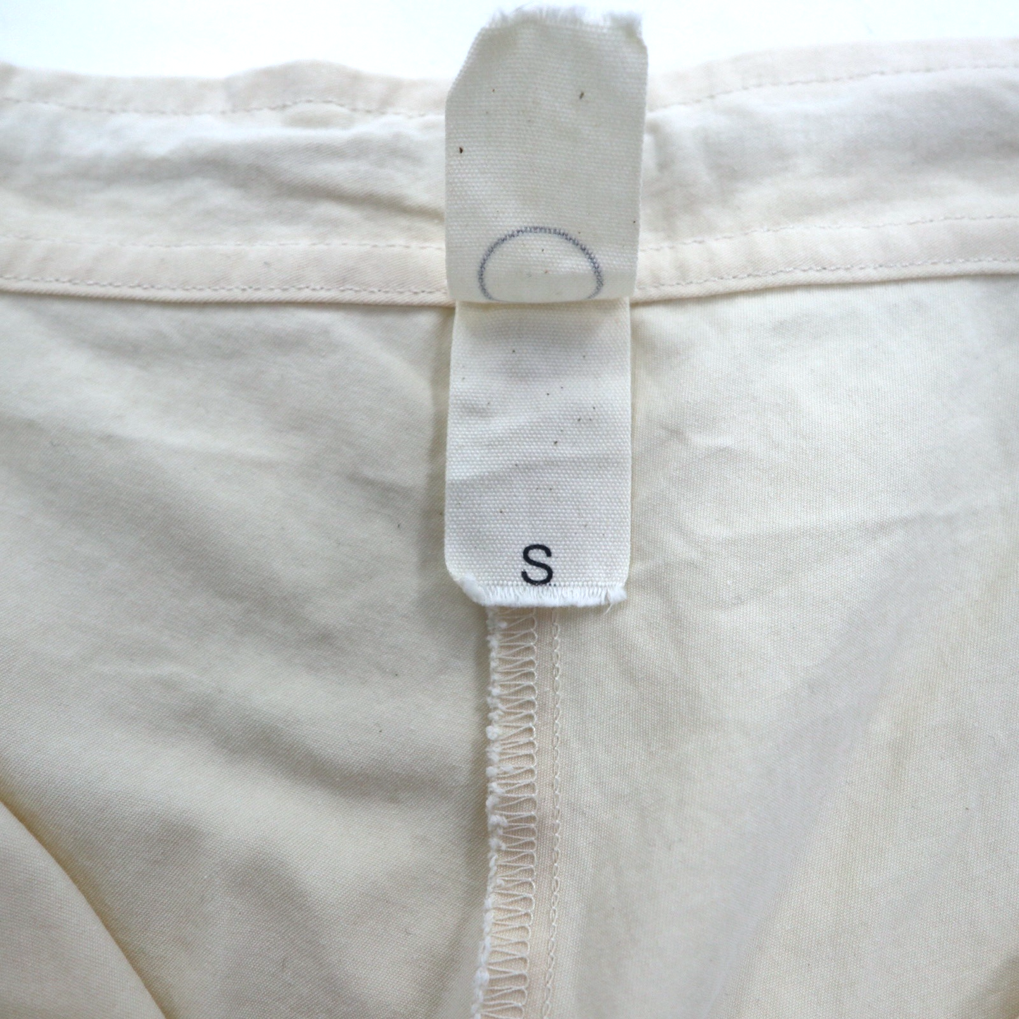 O project ワイド サルエル パンツ REGULAR FIT TROUSERS トラウザーズ S コットン ベージュ 日本製