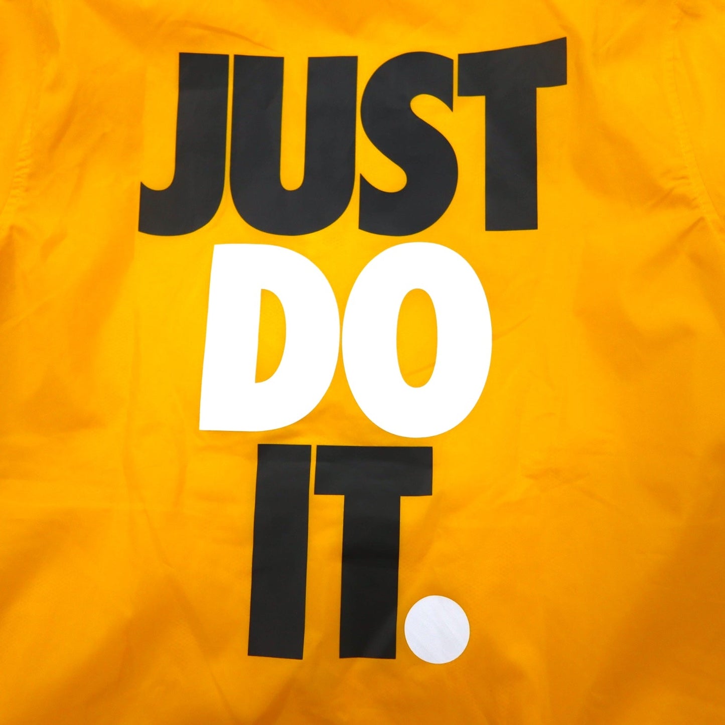 NIKE コーチジャケット M イエロー スウォッシュ JUST DO IT バックプリント JDI WOVEN JACKET CJ4798-739