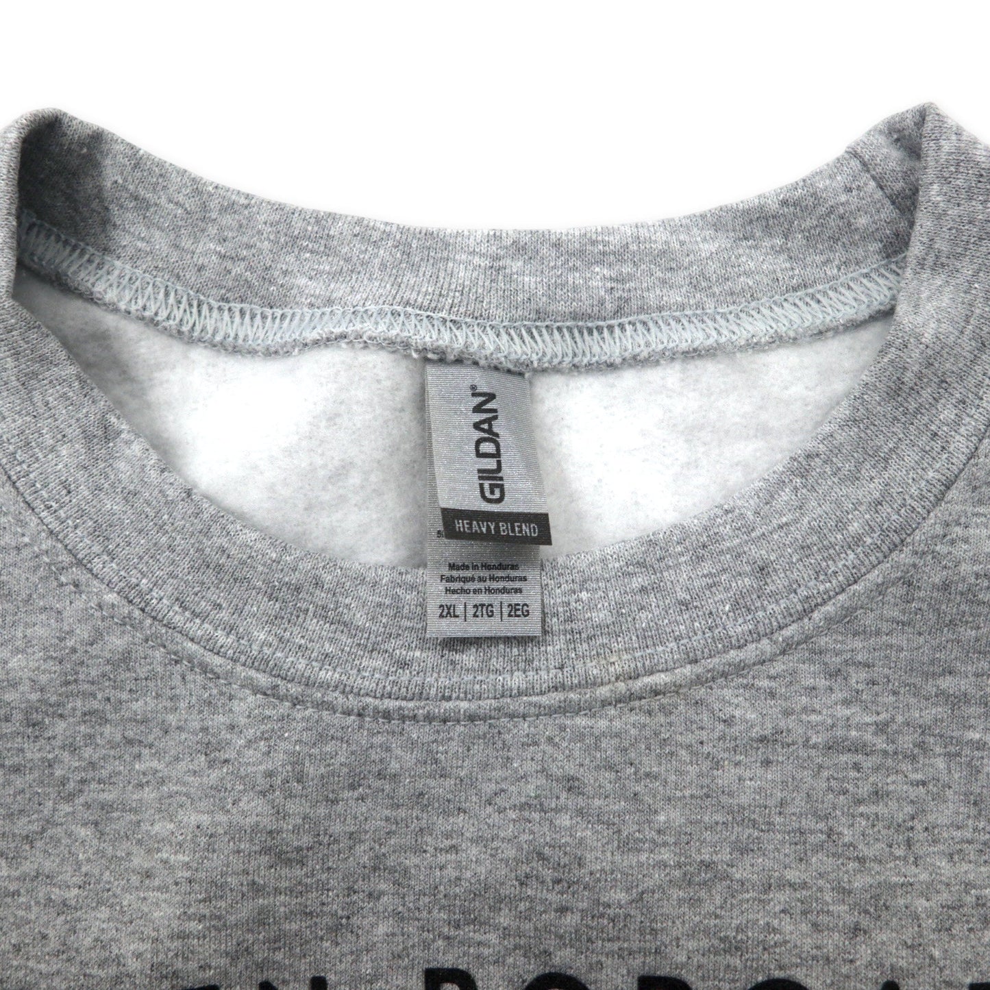 GILDAN カレッジプリント スウェット 2XL グレー コットン 裏起毛 GREEN BOBCATS フットボール GAME DAY ビッグサイズ