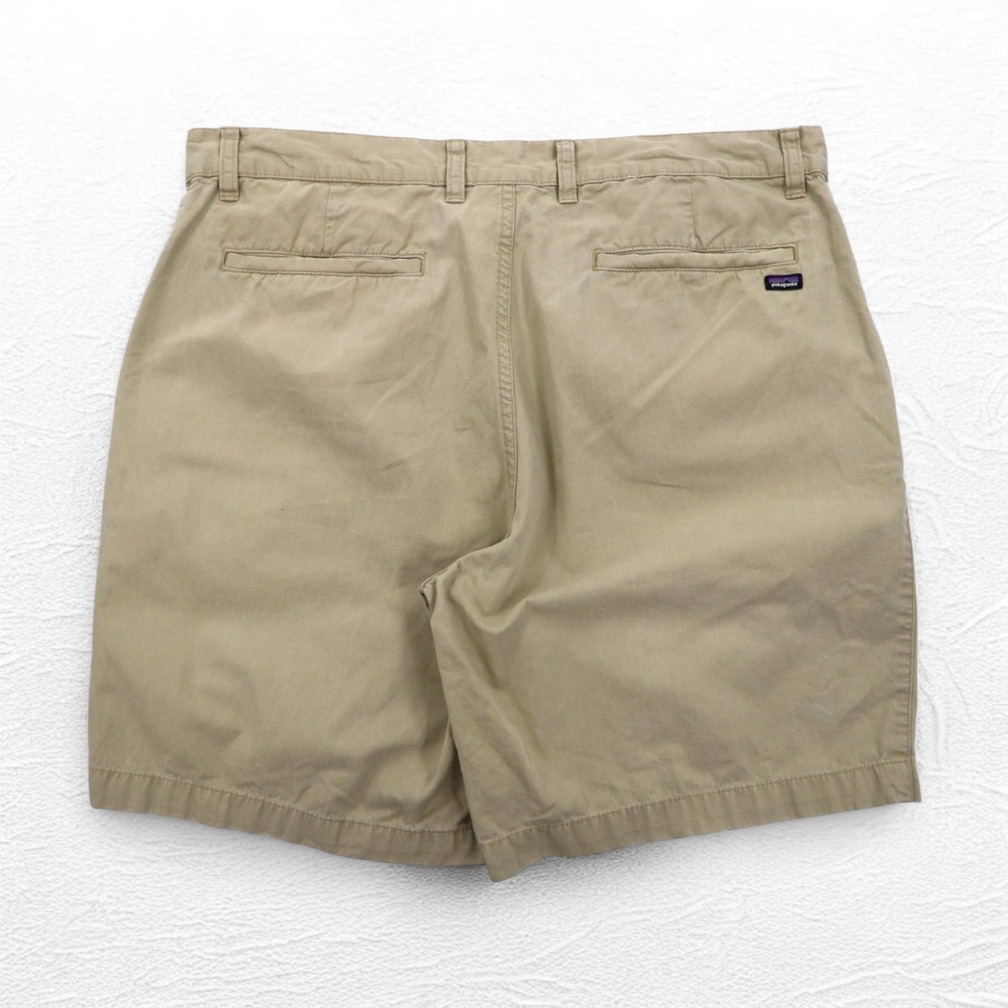 patagonia オールウェア ショートパンツ ハーフパンツ L ベージュ オーガニック コットン 57675 スリランカ製