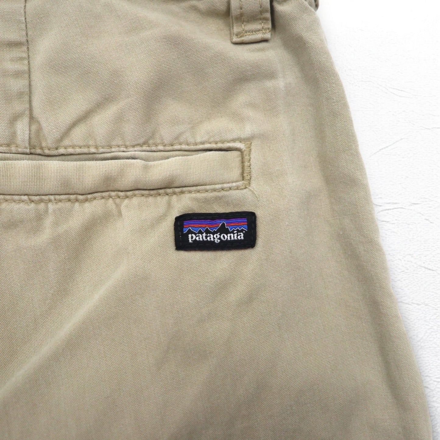 patagonia オールウェア ショートパンツ ハーフパンツ L ベージュ オーガニック コットン 57675 スリランカ製
